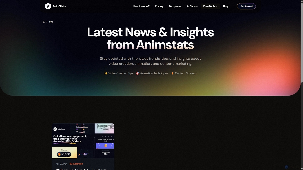Blog - AI Video Creation Tips & Insights | AnimStats for AnimStats