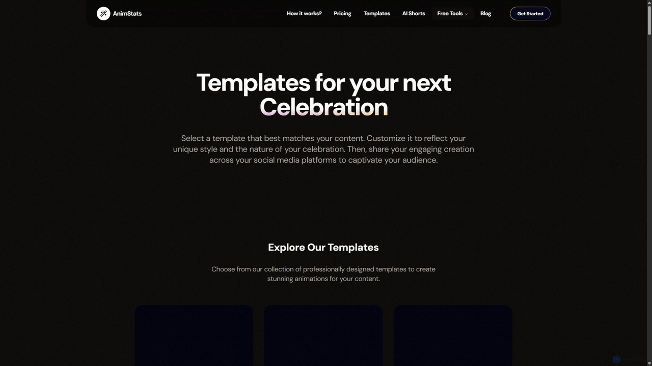 Professional Animated GIF & Video Templates | Create Engaging Visuals | AnimStats for AnimStats