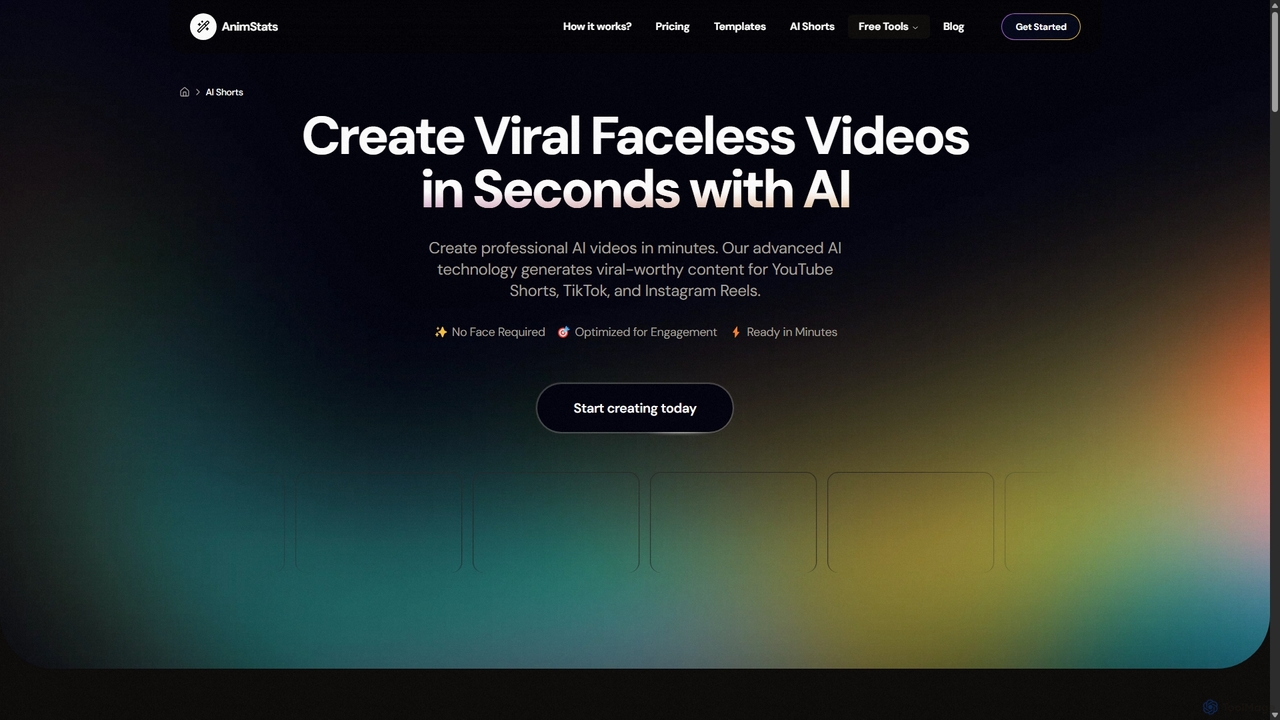 AI Video Creation Tool for Viral Content | AnimStats for AnimStats