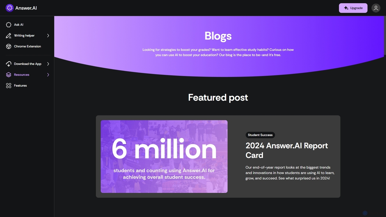 Answer.AI Blog | Writing about using AI for student success for Answer.AI