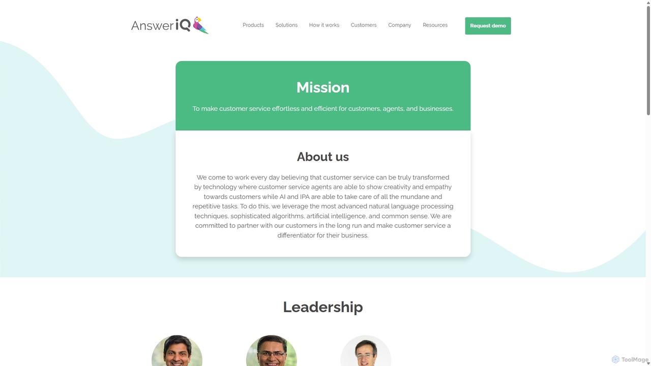 Simplifying Customer Support Using AI | About AnsweriQ for AnsweriQ
