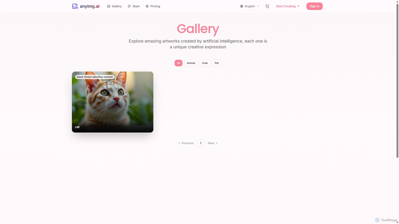 anyimg.ai - Create Stunning Images with AI for Anyimg