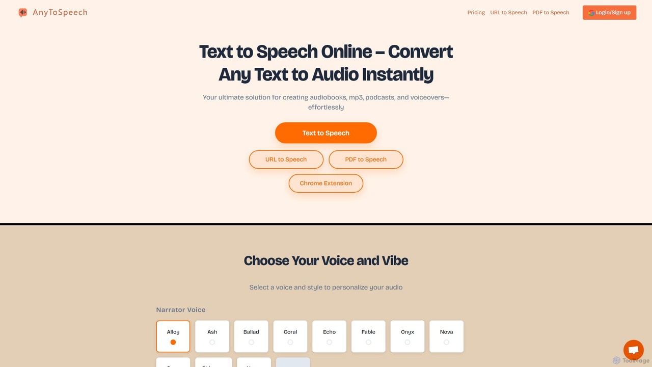 AnyToSpeech