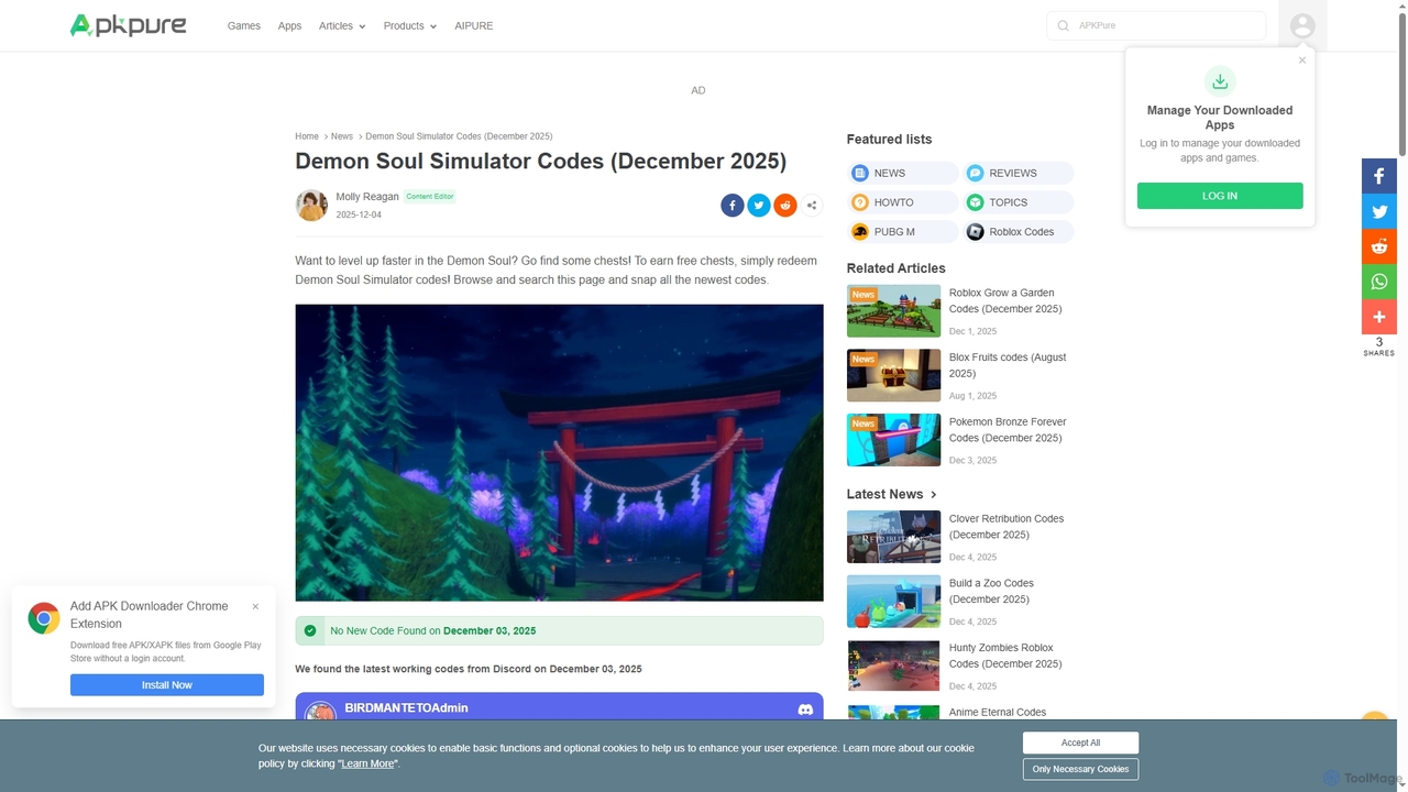 Demon Soul Simulator Codes (December 2025) for Apkpure