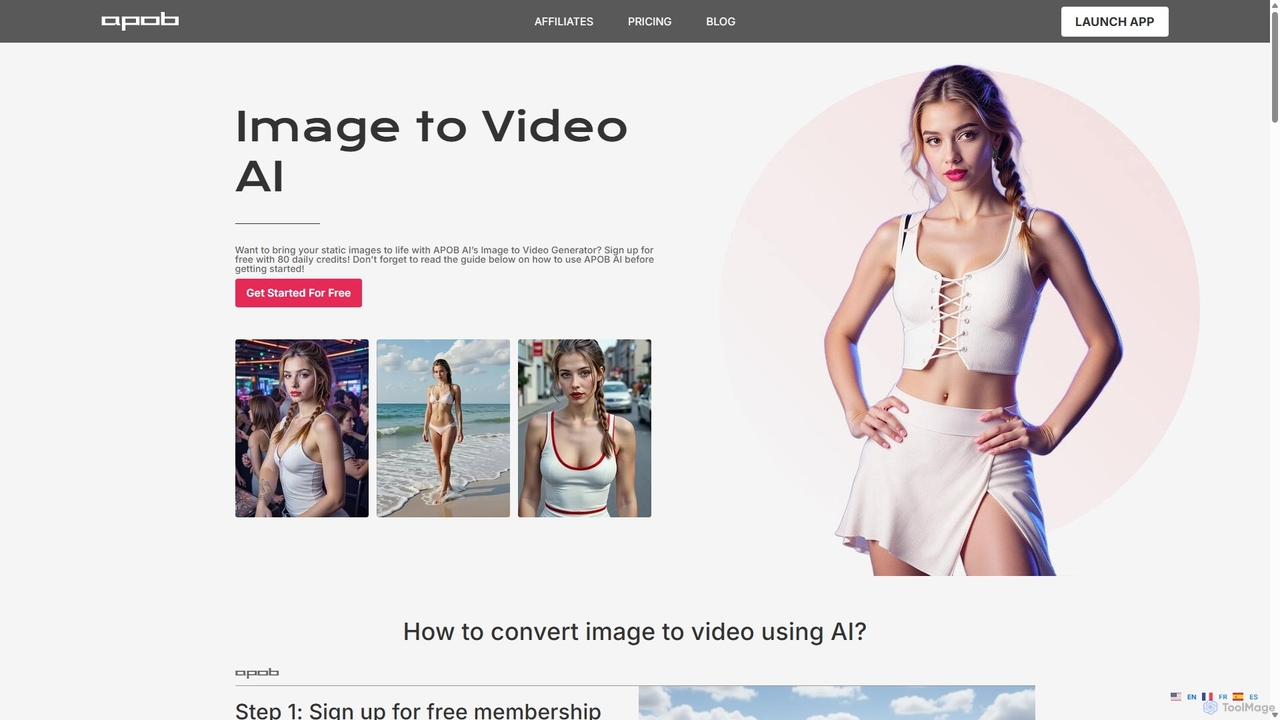 Try image to video AI For Free- APOB AI for Apob