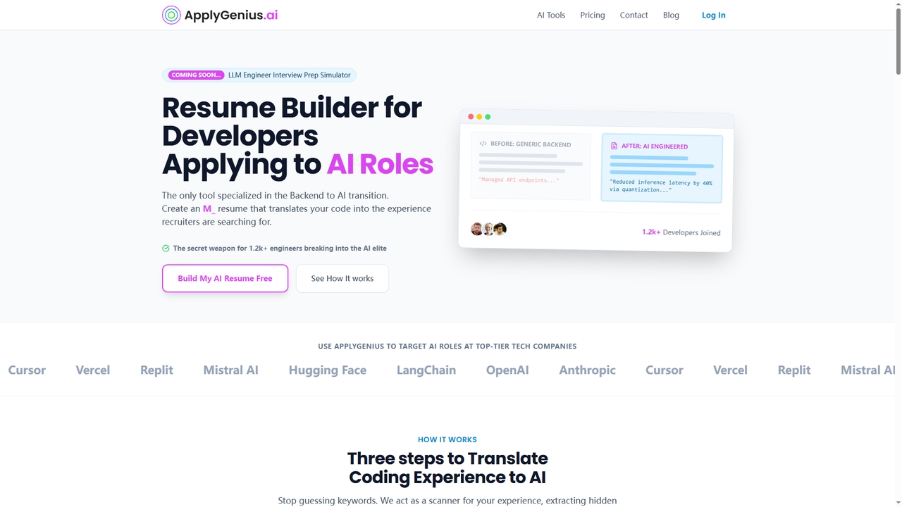 preview for ApplyGenius