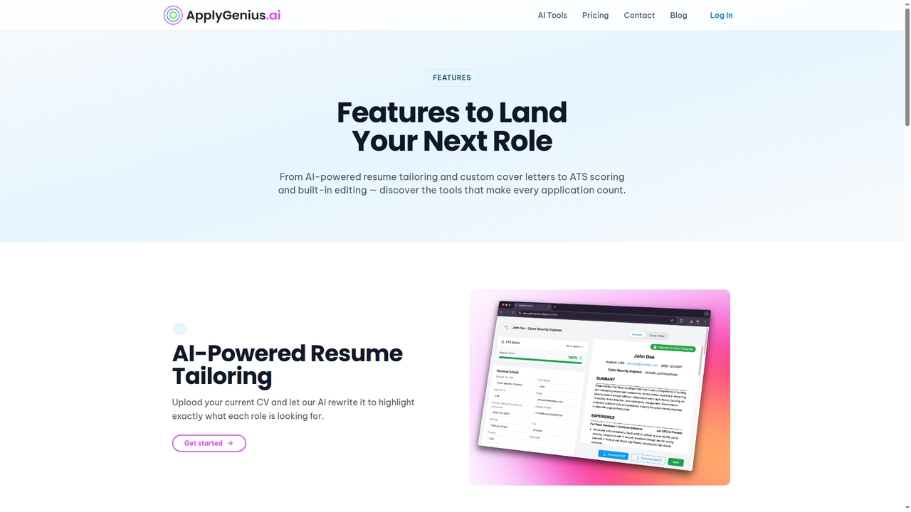 Best AI Career Tools for Developers | Accelerate Your Pivot to AI Engineering for ApplyGenius