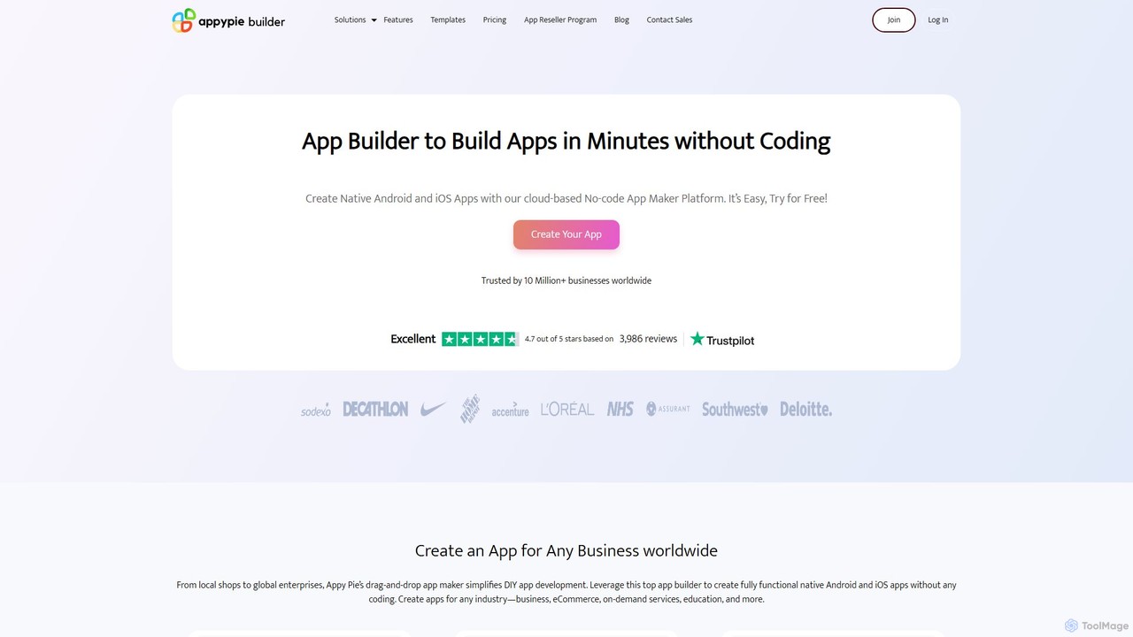 Appy Pie App Maker