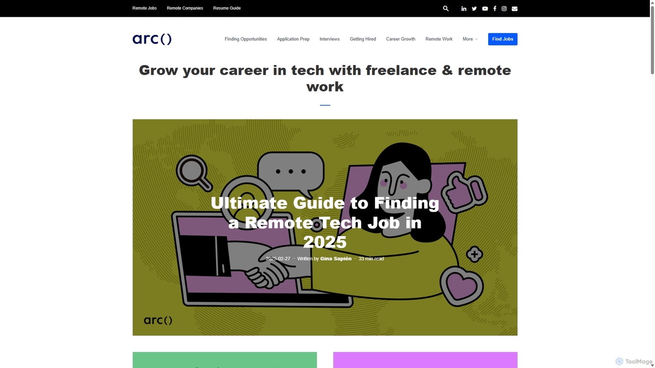 Arc Developer Career & Remote Work Blog - Home for Arc