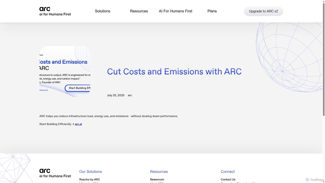 Cut Costs and Emissions with ARC for ARC