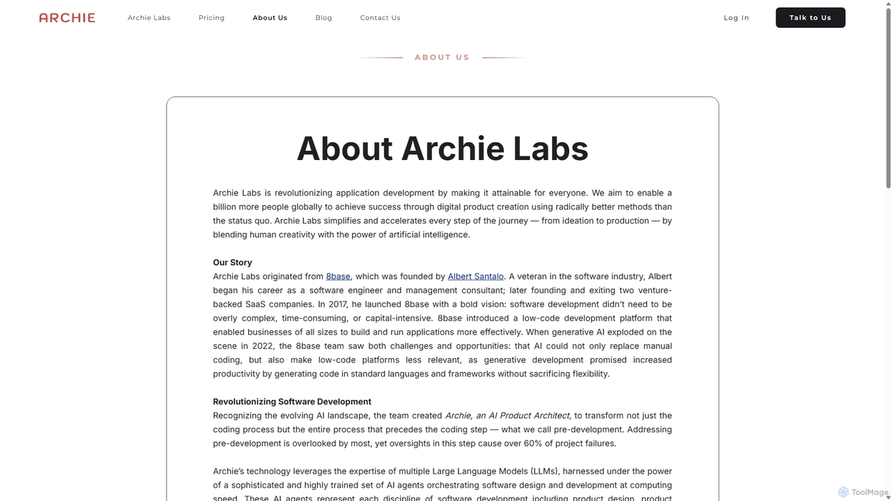 About for Archie Ai