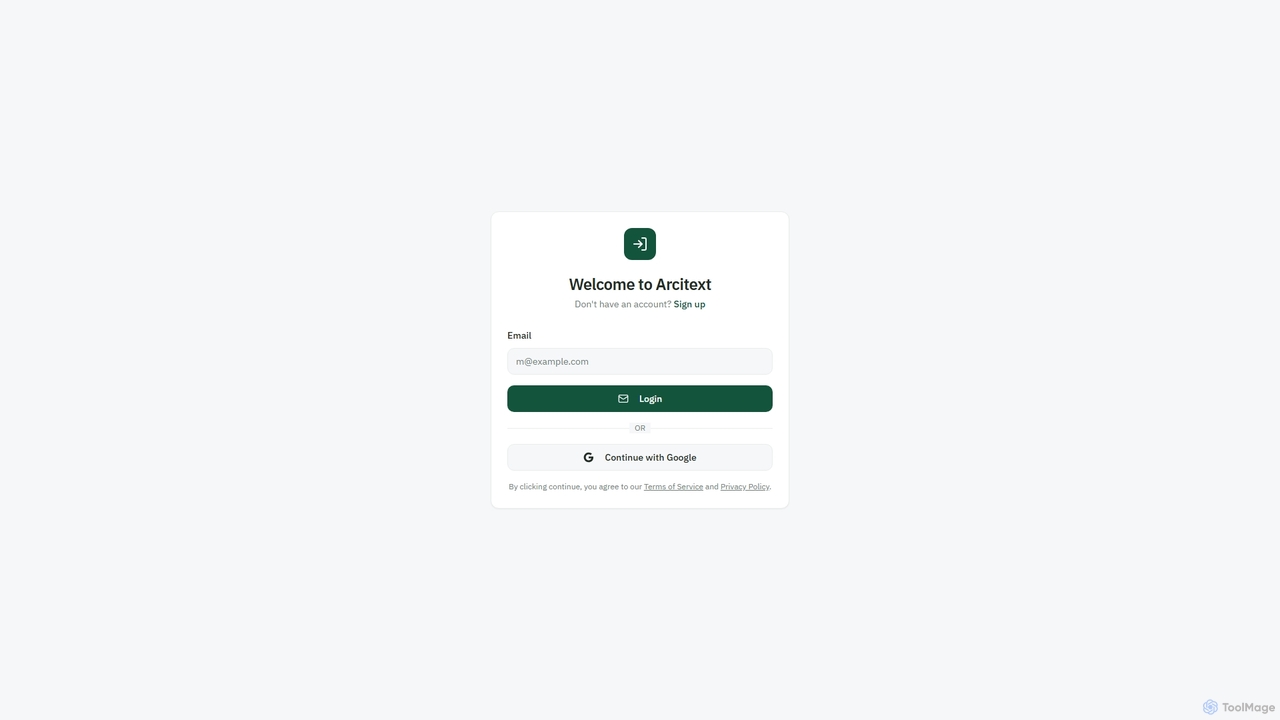Sign In - Arcitext for Arcitext