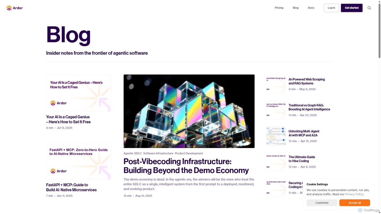 Ardor Blog — Insights & Guides for Building Agentic Software for Ardor