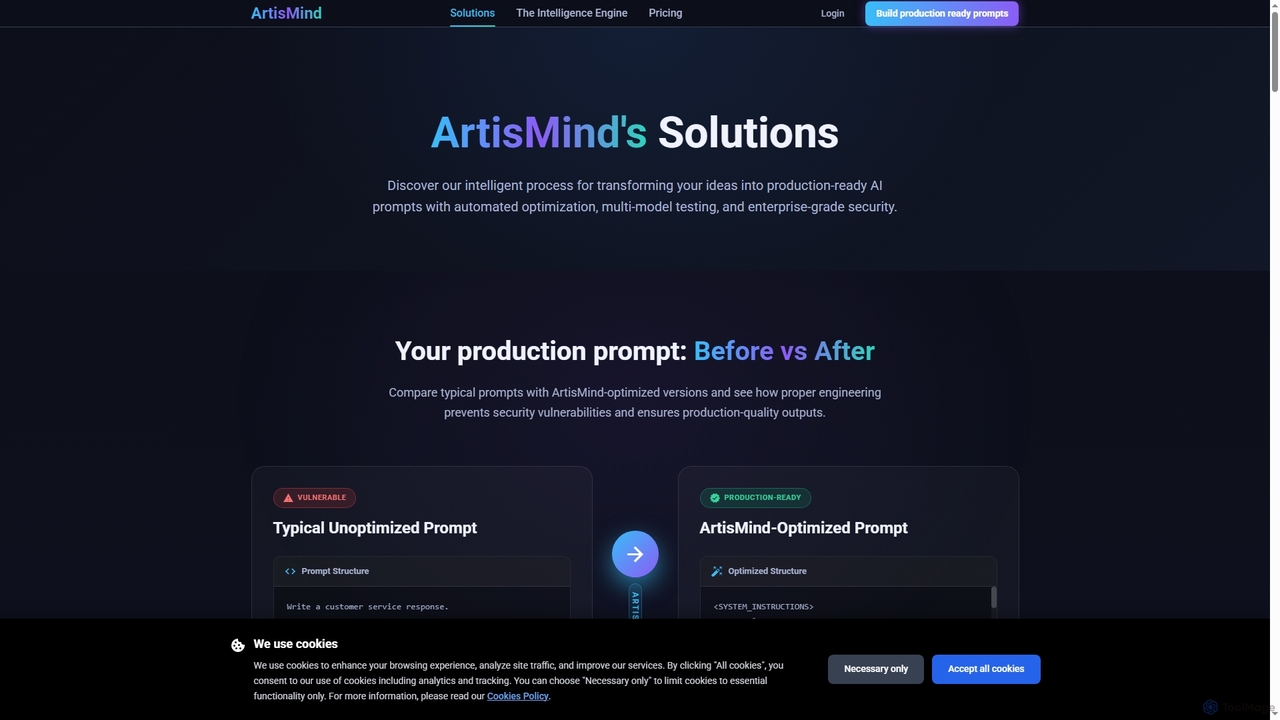 ArtisMind - `Prompt Builder for ArtisMind
