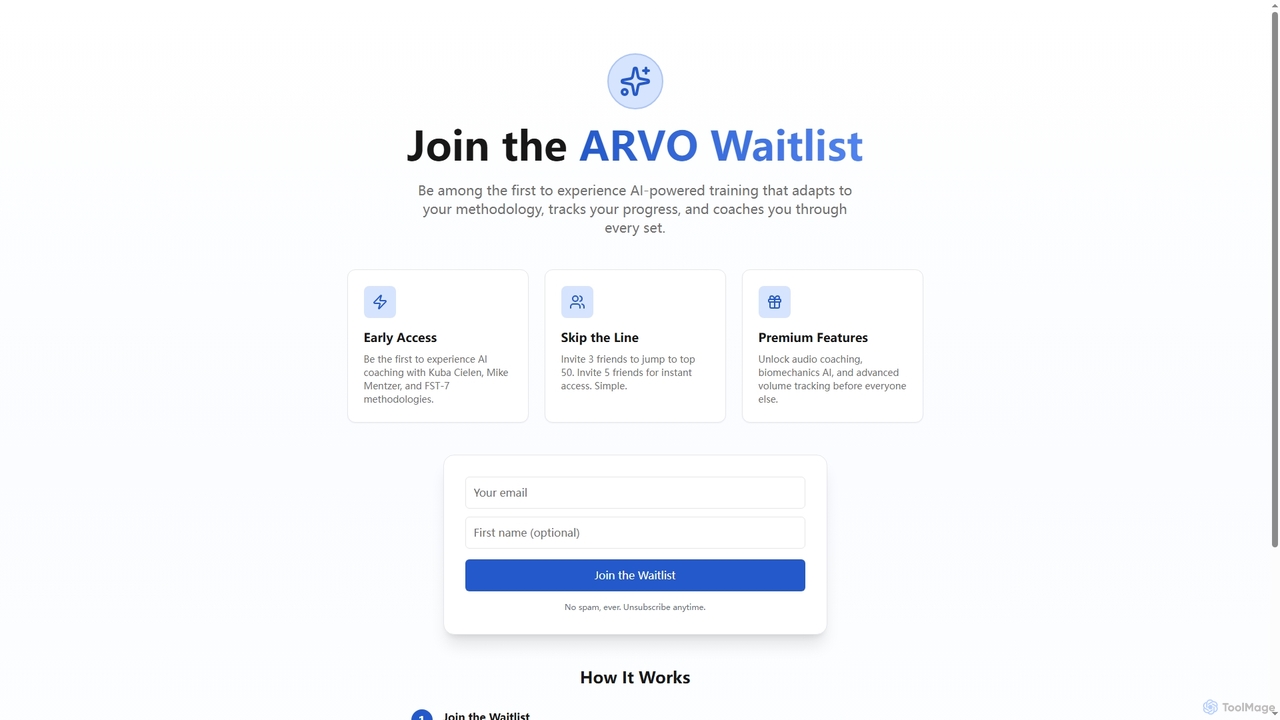 Join the Waitlist - ARVO AI Training | Arvo for Arvo