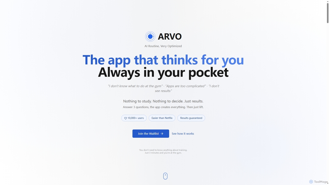 Arvo - The App That Thinks For You | Arvo for Arvo