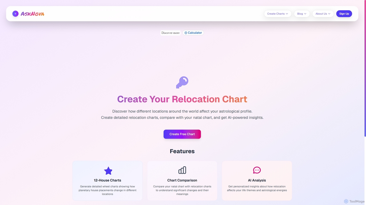 Relocation Chart Calculator - See How Your Chart Changes | AskNova for AskNova