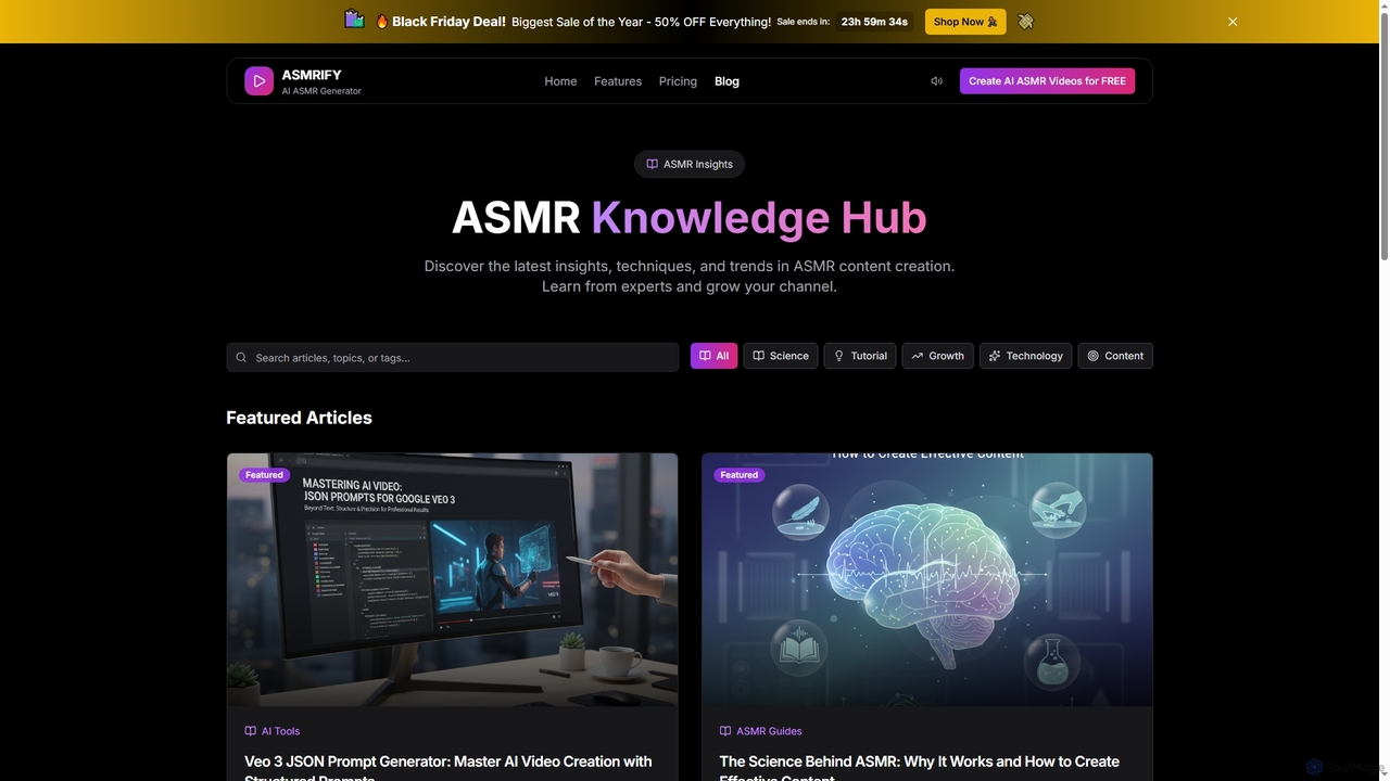 ASMRIFY - AI ASMR Generator for ASMRIFY