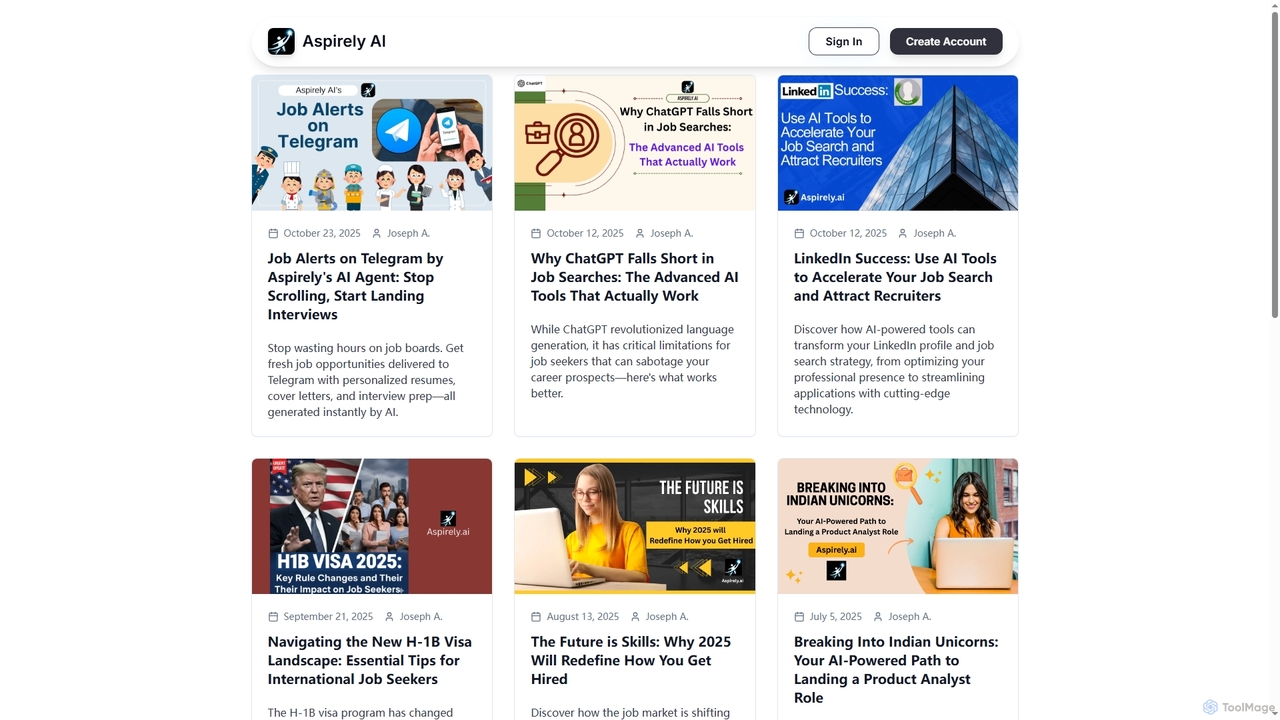 Career Insights & Job Search Tips - Aspirely AI Blog for Aspirely