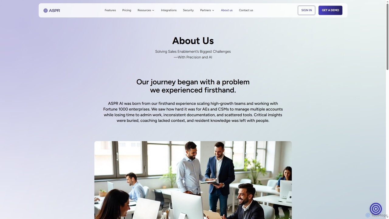 About ASPR AI – AI Sales Assistant & Automation Platform for ASPR