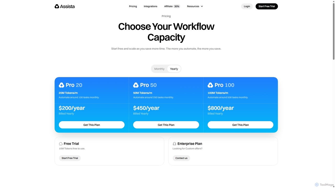 Assista AI Pricing – Affordable Plans for Every Need for Assista