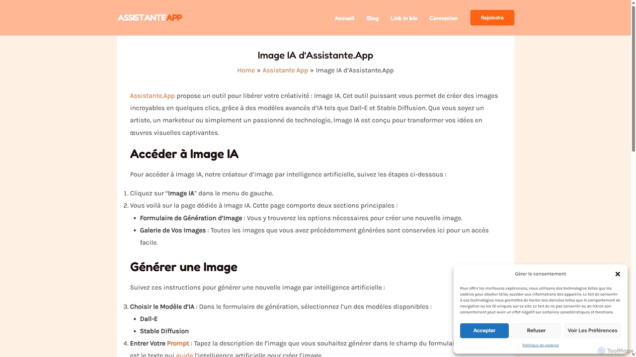 Image IA d'Assistante.App - Assistante App ChatBot GPT for Assistante.app