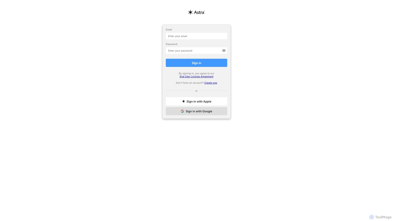 Log in | Topaz Labs for Astra