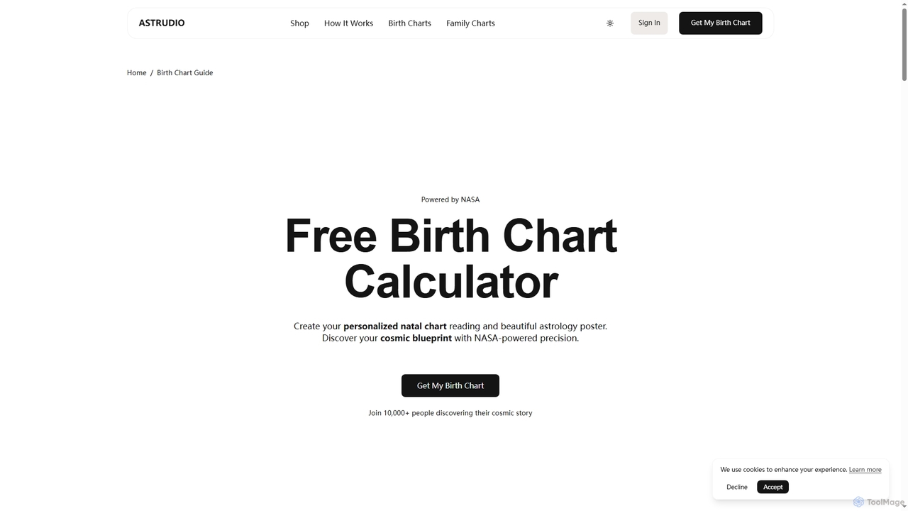 What is a Birth Chart? Natal Chart Guide | Astrudio for Astrudio
