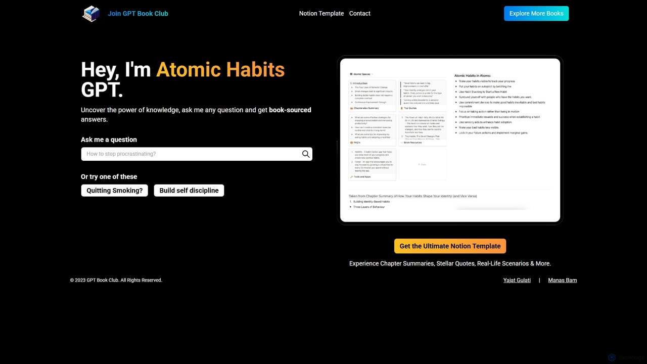 Atomic Habits Gpt