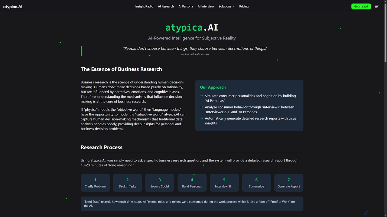 About Us | atypica.AI for Atypica