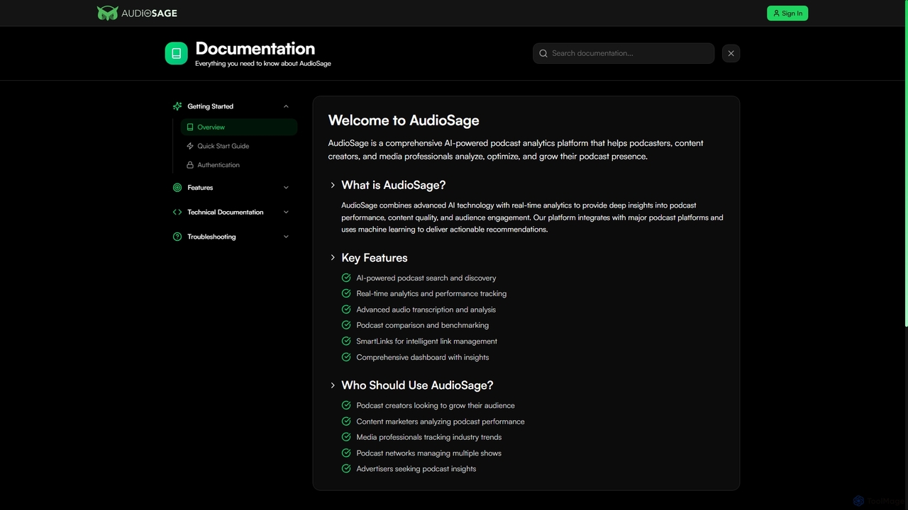 AudioSage - AI-Powered Podcast Analytics & Insights for AudioSage