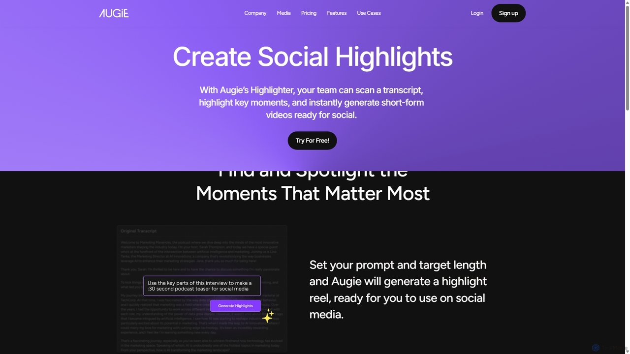 Video Creation for Marketing | Augie for Augie