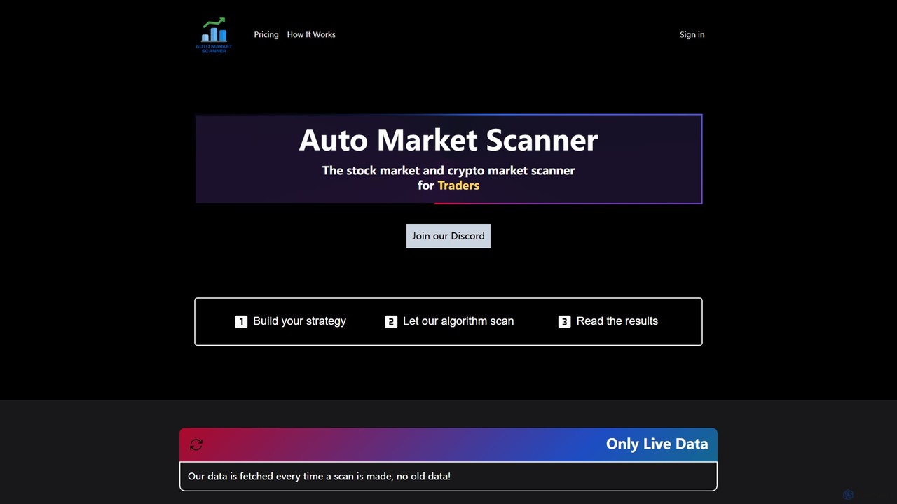 Auto Market Scanner