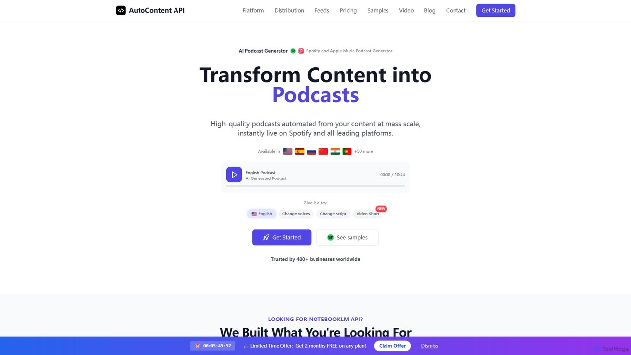 AutoContent API