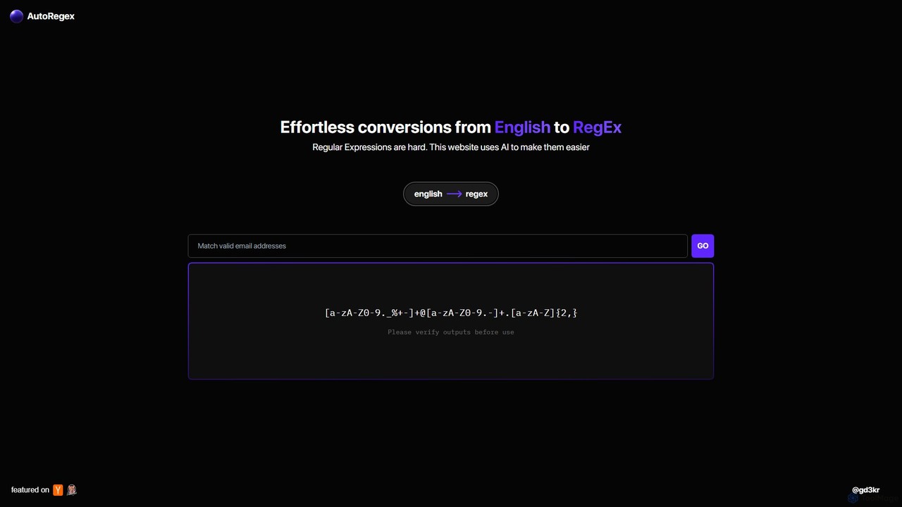 AutoRegex