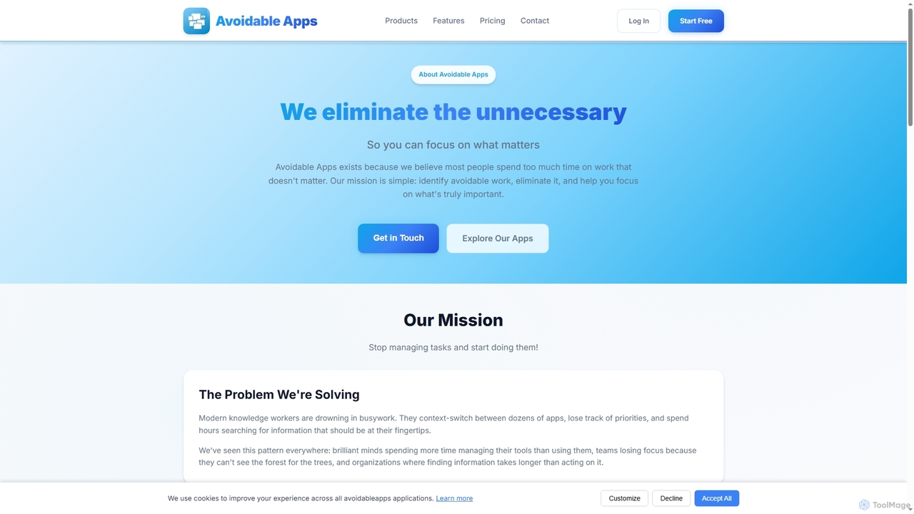 About Avoidable Apps – Focus on What Matters for Avoidable Apps