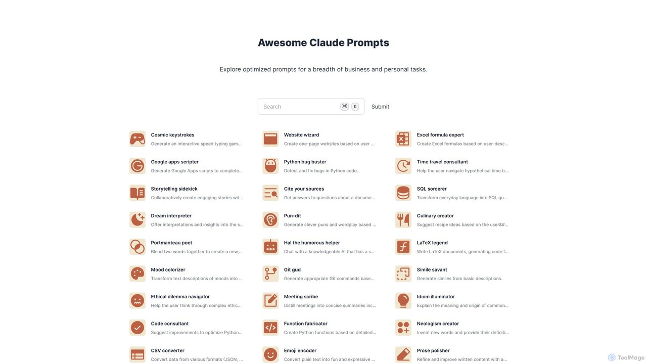 Awesome Claude Prompts