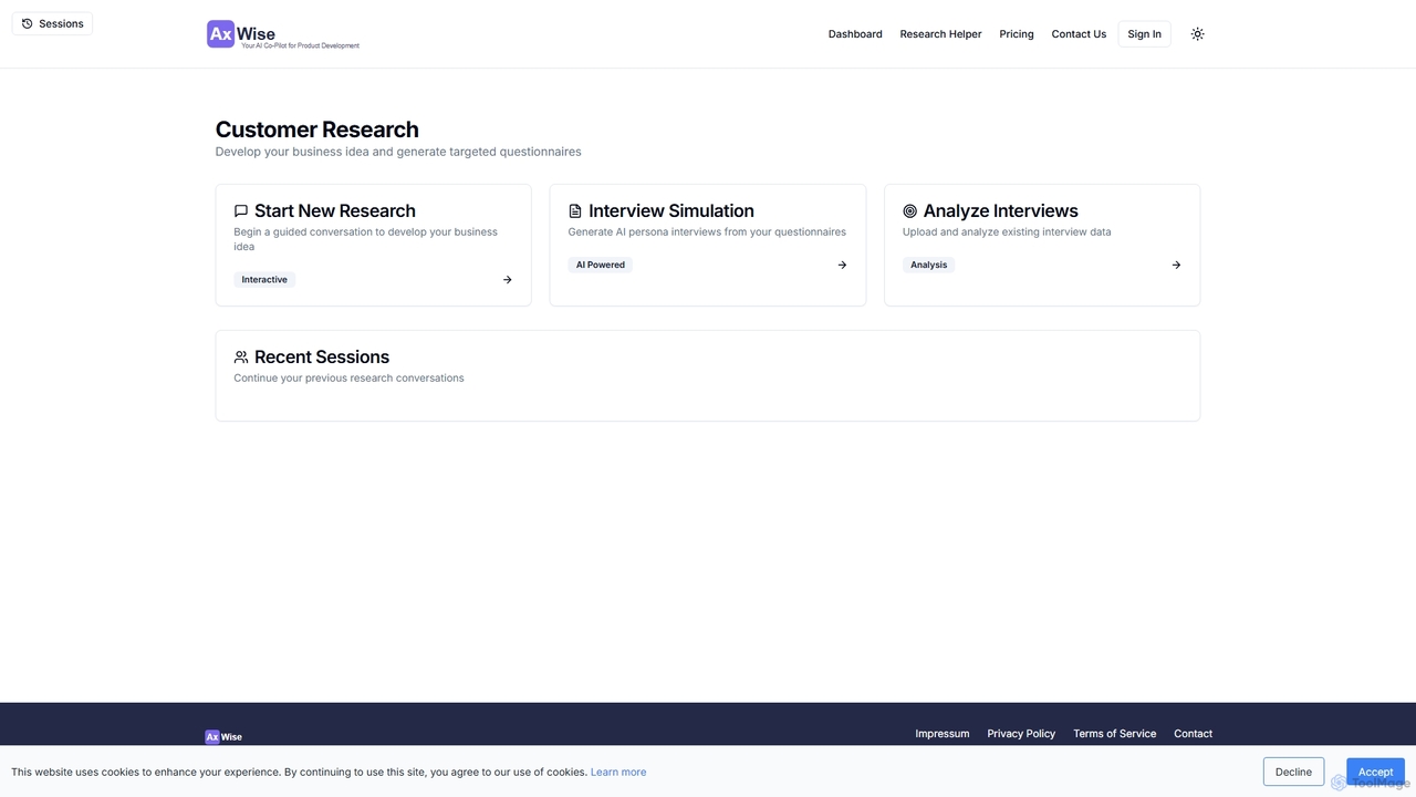 AxWise - Your AI Co-Pilot for Product Development for Axwise