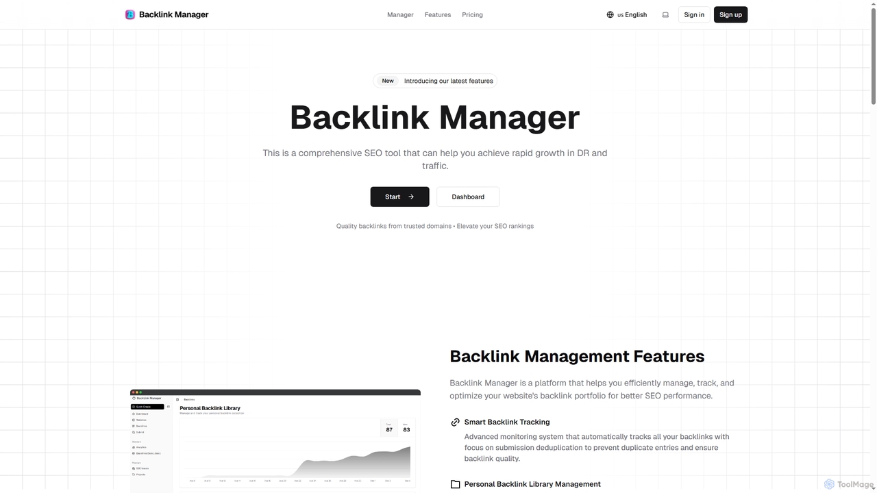Backlink Manager