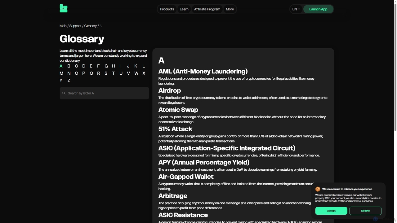 BaltEX Glossary – Crypto Terms Explained for Baltex