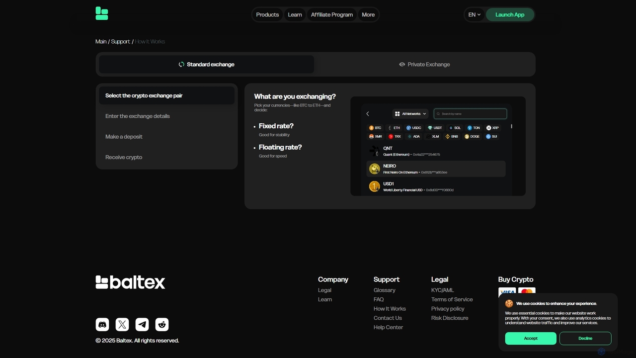 How to Choose a Crypto Exchange Pair | Step-by-Step Guide by BaltEX for Baltex