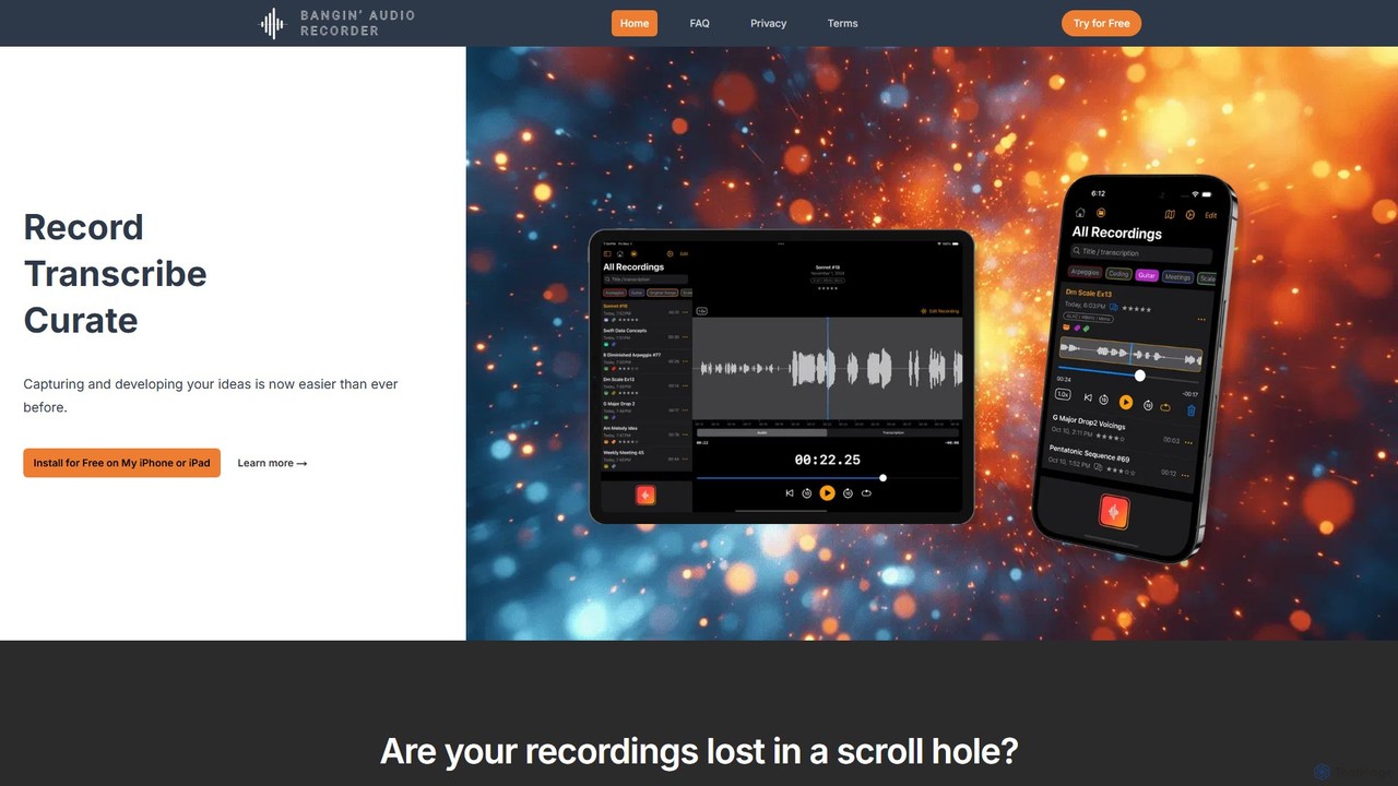 Bangin' Audio Recorder