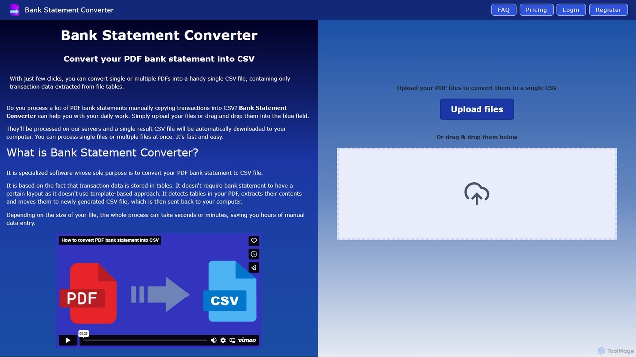 Bank Statement Converter