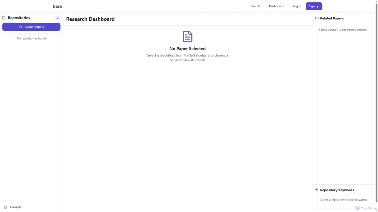 Base - Know where research is. for Base