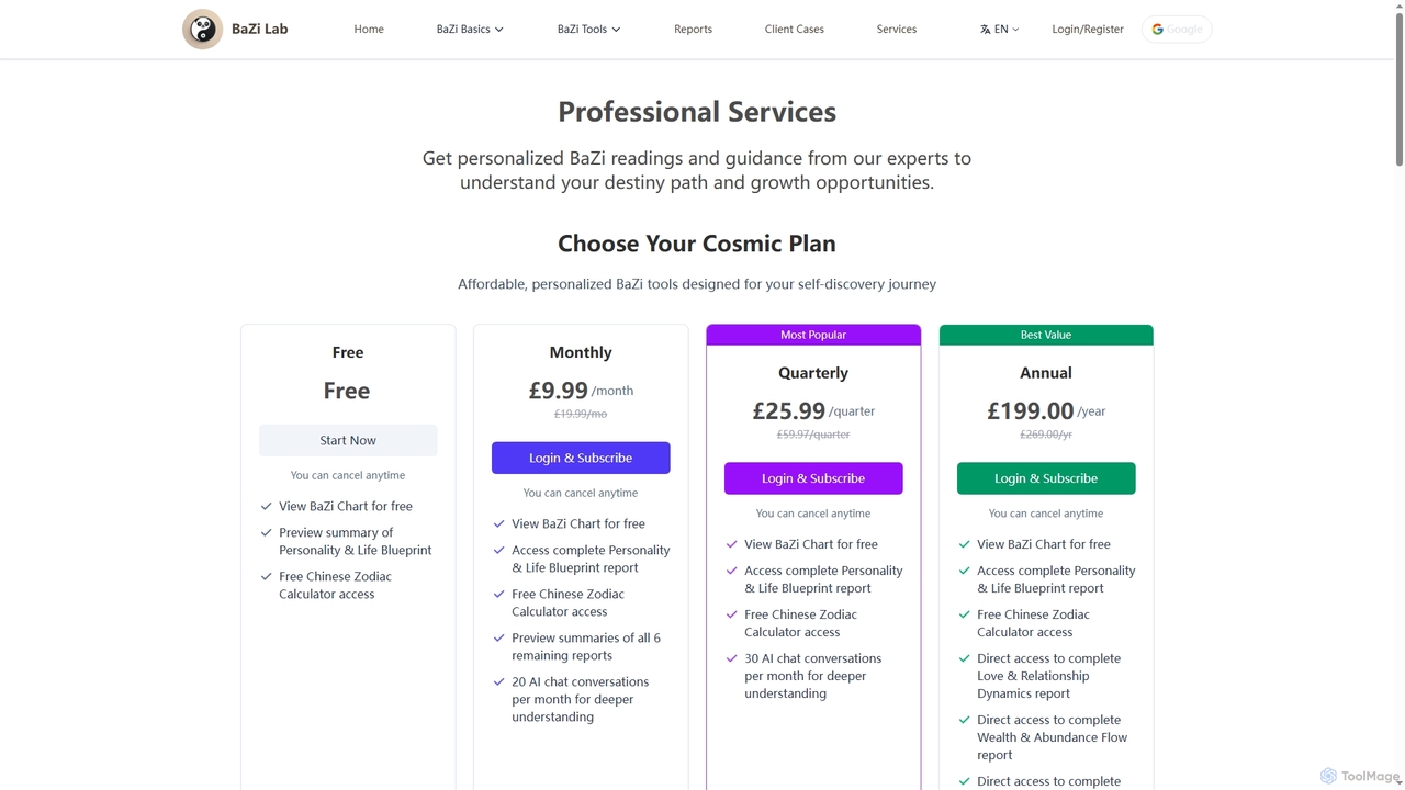 BaZi Services & Analysis | BaZi Lab for BaZi Lab