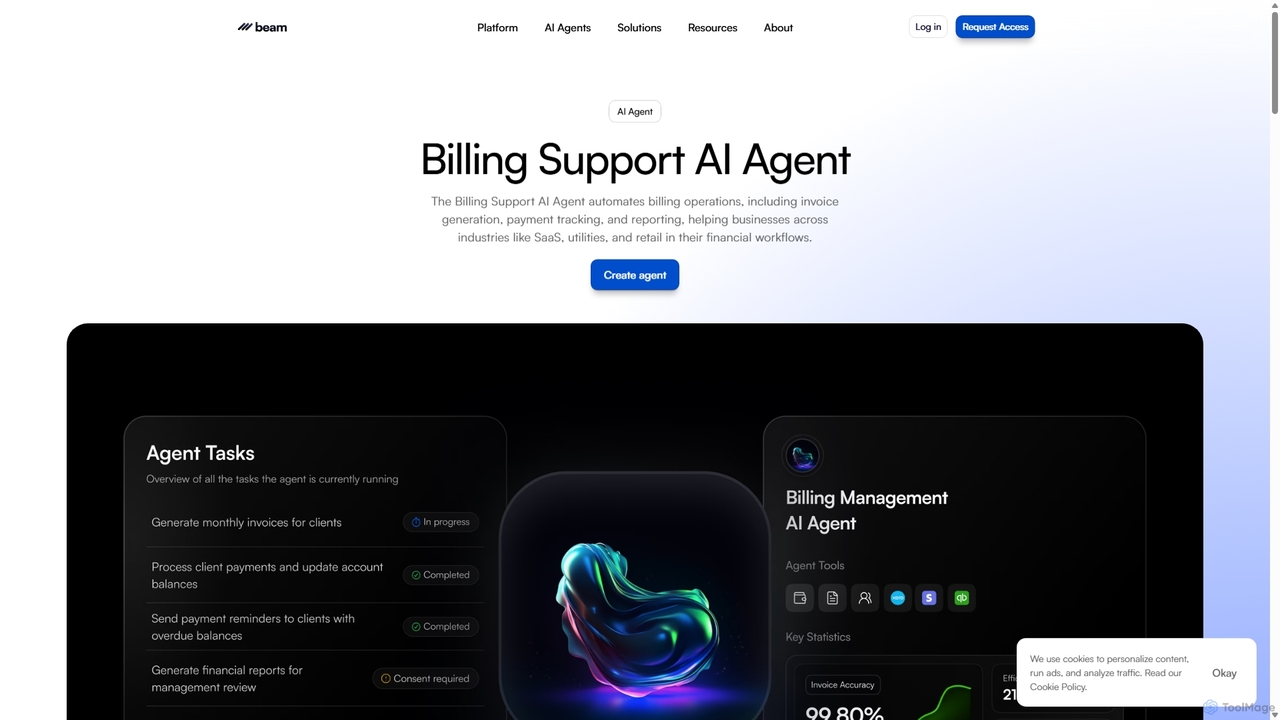 Billing Support AI Agent | AI Agent for Beam AI