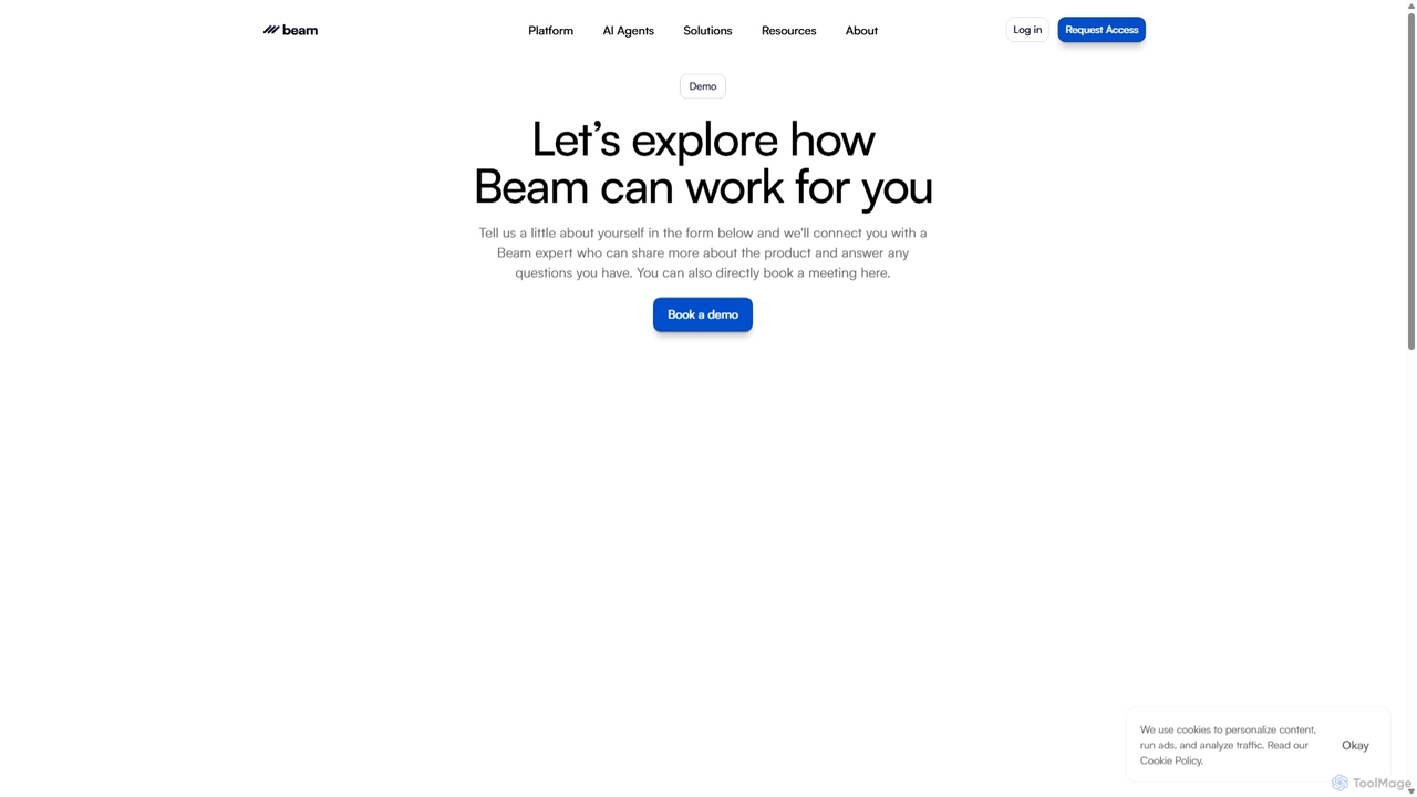 Book an Onboarding Call | Beam AI for Beam AI