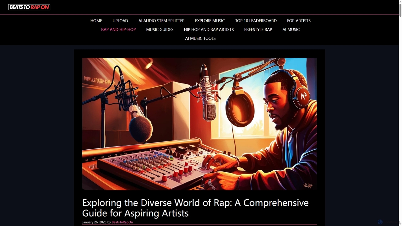 A Comprehensive Guide for Aspiring Artists for Beatstorapon