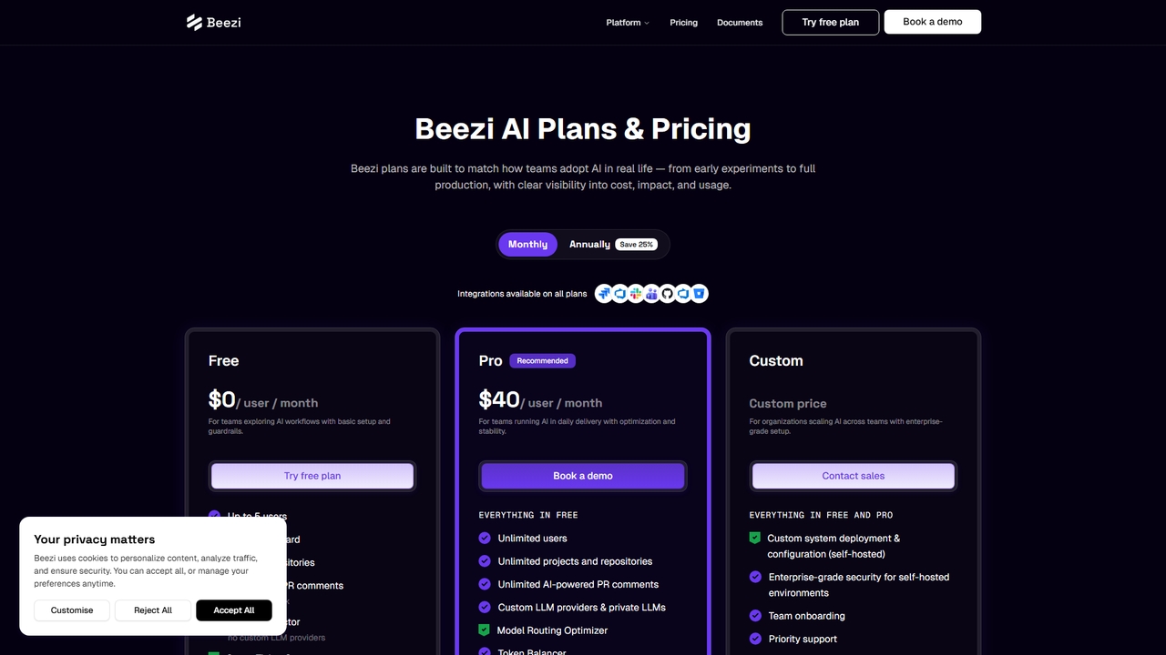 Beezi - Your Hub to Orchestrate AI Development for Beezi