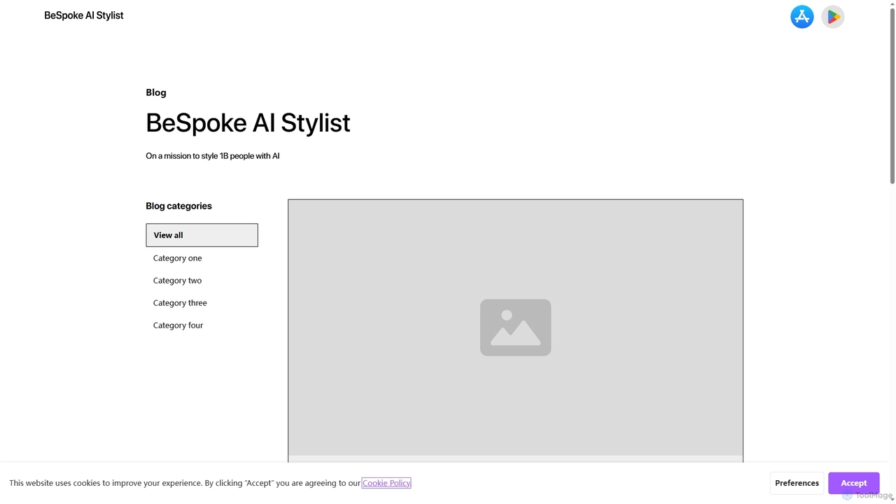 Blog for Bespoke AI Stylist